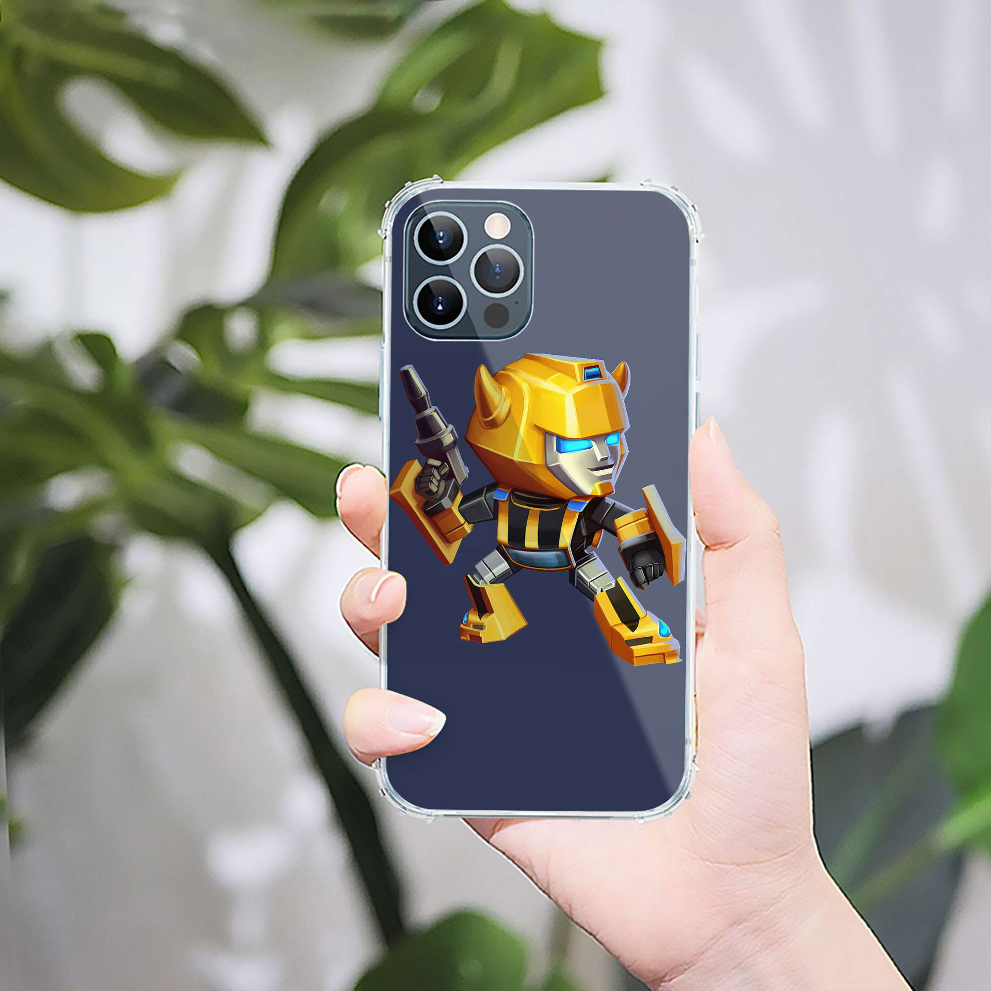 （画像用） Transformers トランスフォーマー 【iPhone 12シリーズ対応】透明スマホケース（クリアソフトケース）